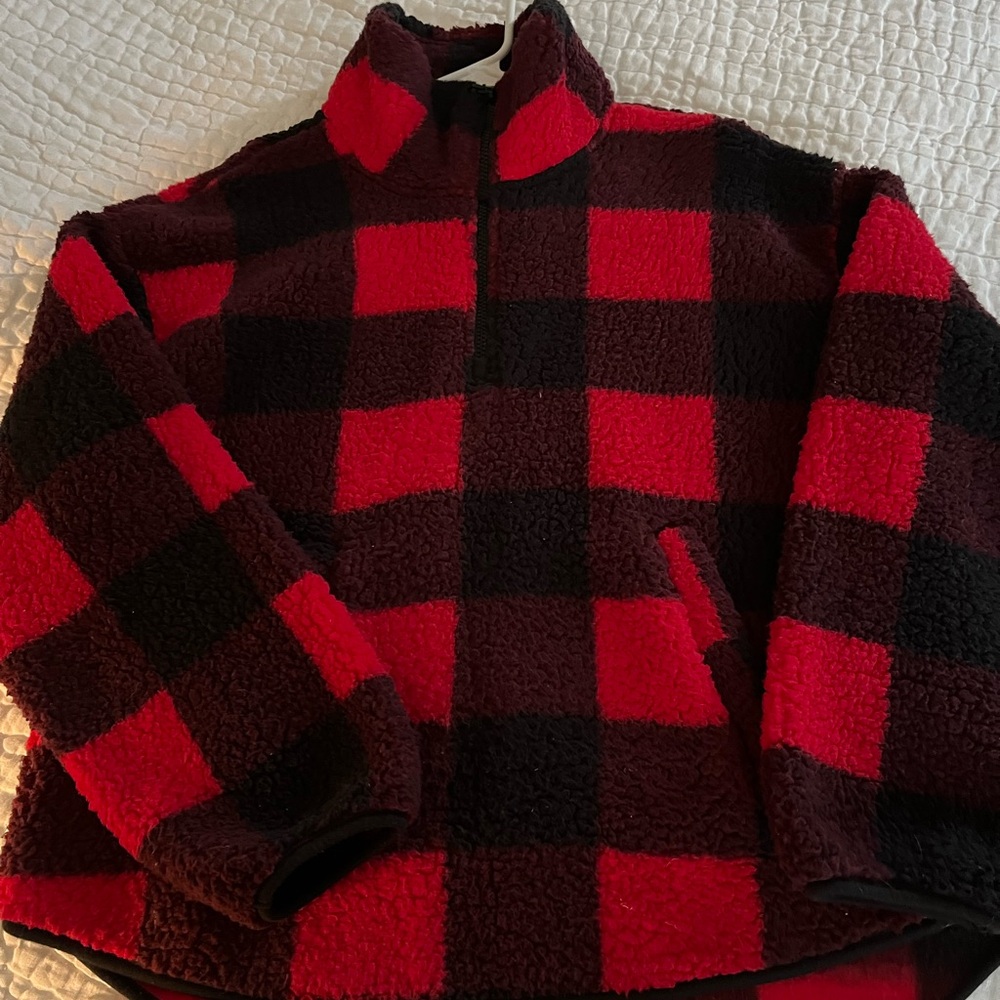 Women’s buffalo plaid Sherpa